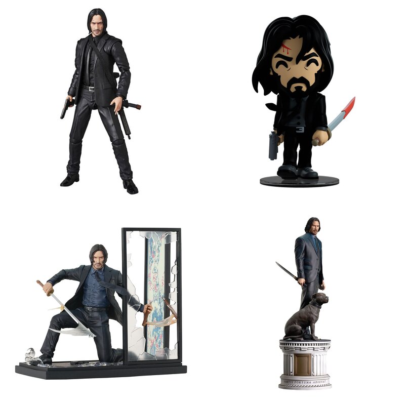 John Wick w czterech liniach figurek: MAFEX, Youtooz, Diamond Select Gallery i Diamond Select Milestones
