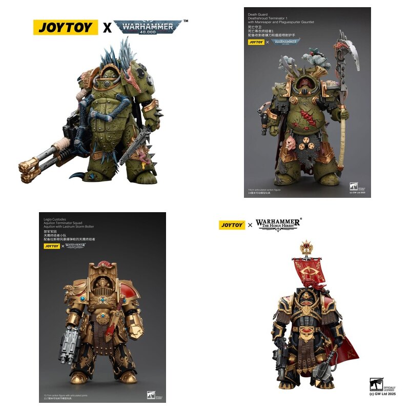 Figurki Joy Toy Warhammer 40,000 i The Horus Heresy w skali 1/18