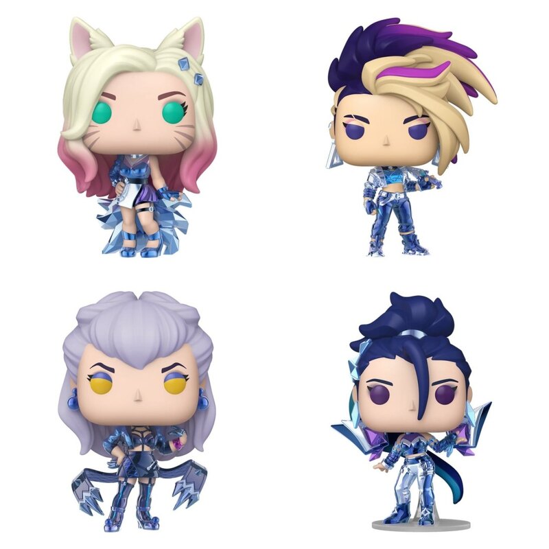 Figurki Funko POP! League of Legends K/DA: Ahri, Akali, Evelynn i Kai'Sa