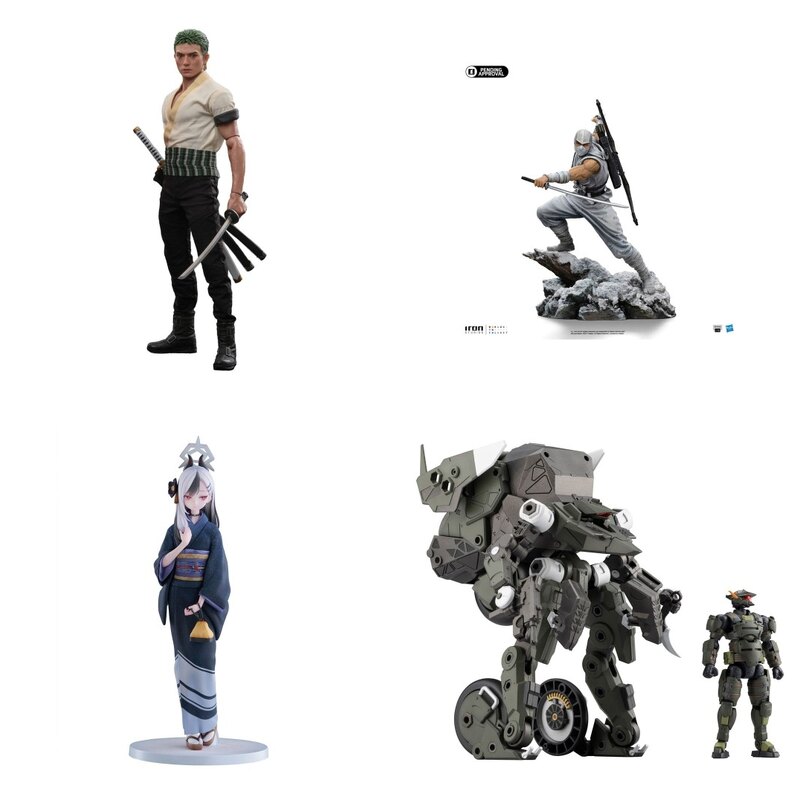 Figurki w czterech różnych skalach: 1/6, 1/10, 1/7 i 1/24