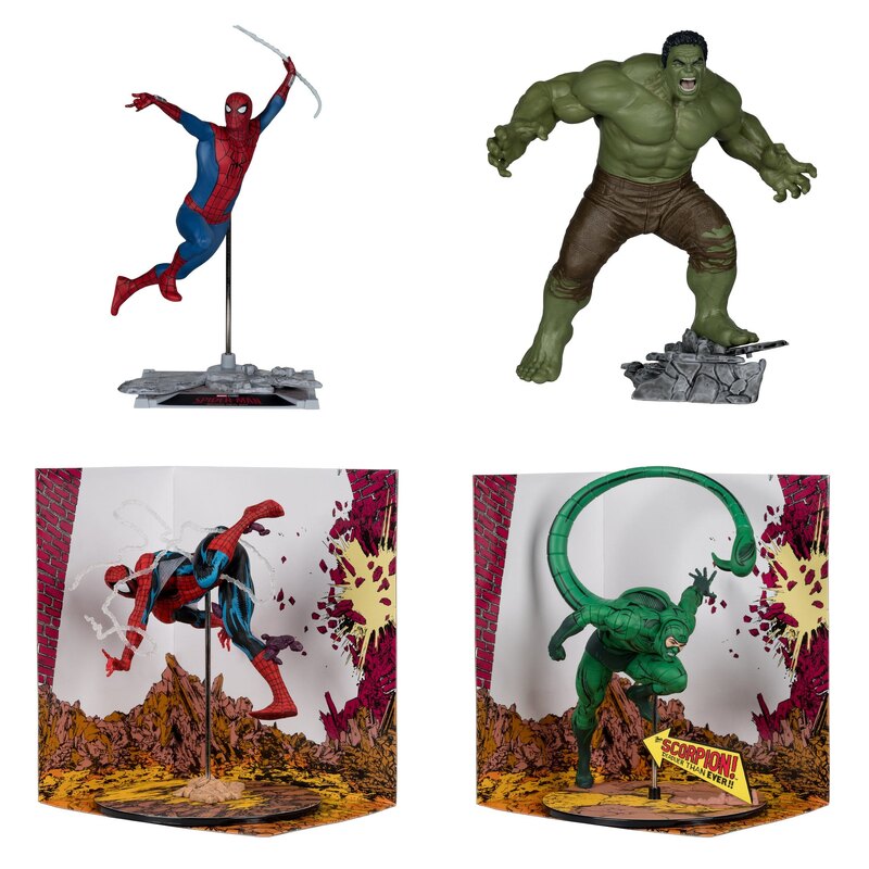 Figurki McFarlane Toys Spider-Man Brand New Day, Hulk, Spider-Man i Scorpion z Amazing Spider-Man 318